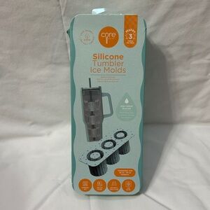 NWT Nordstrom - Core Kitchen Pastel Green Silicone Tumbler Ice Molds - 3 Sizes